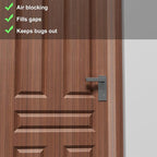 T-Shaped Door Draft Stopper, 1.97 in x 10 Ft Silicone Seal Strip - Image 5