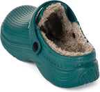Womens Mens Fur Lined Clogs Waterproof Garden Shoes Winter Warm Fleece Lining - Image 3