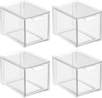 mDesign Plastic Pantry Organization and Storage Bin w/Pull Out Drawer - Image 9