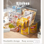 Clear plastic storage bins - Image 2
