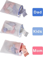 3 Pack Hanging Mesh Laundry Bags - Image 2