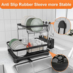 Dish Drying Rack Two-Tier Drying Rack - Image 6