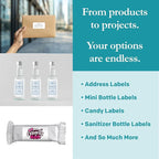 Premium Label Supply White Sticker Bottle Labels – 3" x 1.5" – Laser/Inkjet - Image 2