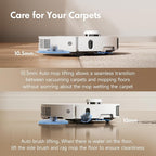 Mova P10 Pro Ultra Robot Vacuum and Mop 13, 000Pa Suction, 140°F Hot Water Auto - Image 5
