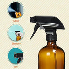 Amber Glass Spray Bottles For Cleaning Solutions - Image 4
