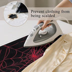 Ironing Mat Red Spider Web Portable Ironing Pad Blanket - Image 5