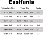 Waterproof Orange Plaid Tablecloth Fabric - Image 5