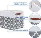Temary 12x12x12 Fabric Storage Bins 4 Pack - Image 3