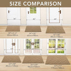 hicorfe Front Door Mat Outside Entrance, Stain and Fade Resistant, Non Slip - Image 5