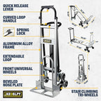 3 in 1 Industrial Convertible Hand Truck, 1000 LBS Capacity Heavy Duty Platform - Image 5