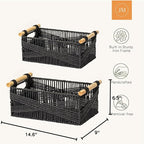 LA JOLIE MUSE Wicker Storage Baskets - Image 7