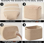 Decorative Storage Baskets for Organizing Shelves, Toy Basket for Nursery - Image 7