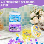 6 Pcs Air Freshener Gel Beads Bulk Odor Eliminator Beads Odor Removing Gel - Image 3