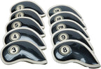HISTAR 10pcs Crystal Pu Leather Golf Iron Head Covers Set Iron Club Headcover - Image 2