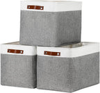 DULLEMELO Large Storage Baskets, Fabric Storage Basket by DULLEMELO