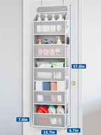 JARLINK Over The Door Organizer, 5 Shelf Door Hanging Organizer - Image 2