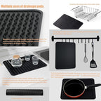 Stainless Steel Dish Drying Rack, Expandable Fruit & Vegetable Drain Rack over - Image 6