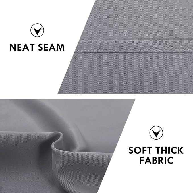 DWCN Blackout Curtains for Bedroom – Thermal Insulated Room Darkening Drapes - Image 6