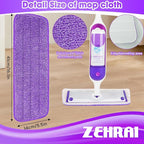 6 Pack Reusable Microfiber Mop Pads - Image 4
