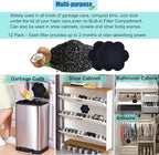 12-Pack Universal Trash Can Odor Absorbing Filters, Activated Charcoal - Image 6