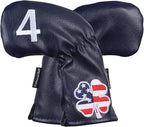 CRAFTSMAN GOLF 11pcs /Set USA US Flag Clover Leather Left Right Black White - Image 2