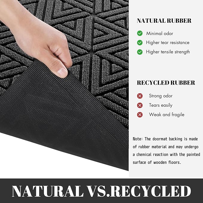 Yimobra Outdoor Mats for Front Door 29.5x17, All-Weather Waterproof Non-Slip - Image 6