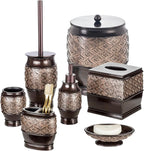 Creative Scents Dublin Brown Toilet Brush Set - Image 5