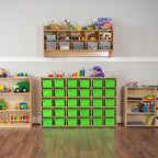 Wood Designs Cubby Storage Bin, Heavy Duty Plastic Containers - Image 6