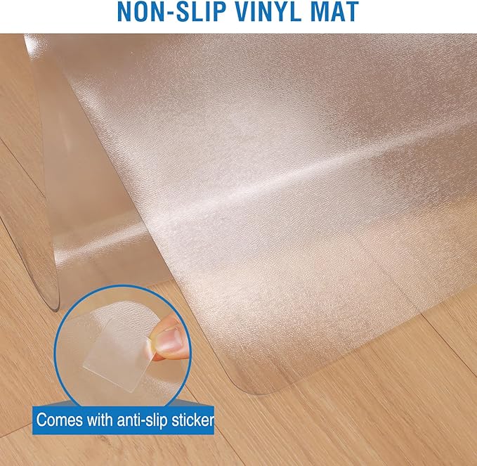 Clear Chair Mat, Anti-Slip Desk Mat - Image 3