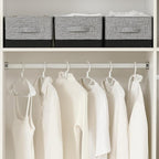 linen closet organizers and storage, 3 Pack Large Storage Baskets, Clothing - Image 8