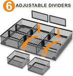 Marbrasse 3 Pack Desk Drawer Organizers - Image 2