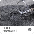 Bath Mat, Ultra Thin Bathroom Rugs, Rubber Bath Mats - Image 3