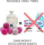 Friendsheep Wool Dryer Balls, Organic Reusable Fabric Softener Alternative - Image 3