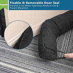 Anze Door Draft Stopper 32 inch Weighted Triangle Draft Stopper Door Air Noise - Image 4