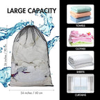 Berlune 30 Pack 24 x 36 Inches Large Mesh Bags - Image 2