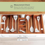 KitchenEdge Adjustable Kitchen Drawer Organizer - Image 4
