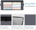 HomeHacks 6-Pack Clothes Organizer Storage Bags Foldable Storage Box - Image 3