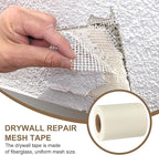 PATIKIL Drywall Repair Mesh Tape, 8 inch x 164 ft Fiberglass Repair Patch - Image 5