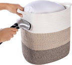 Storage Baskets for Clothes Fabric Cotton Rope Storage Basket - Image 7