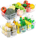 Clear Plastic Storage Bins, Refrigerator, Organizer Bins - Image 8