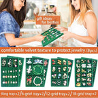 Jewelry Trays Organizer Set of 8 Stackable Jewellry Organizer Trays - Image 2