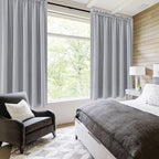 DWCN Blackout Curtains for Bedroom – Rod Pocket Thermal Insulated Noise - Image 2