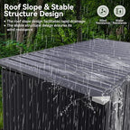 Aoxun 3.3' x 5.6' Metal Storage Shed - Image 3
