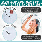 ENKOSI Extra Large Square Non Slip Shower Mat - Image 2