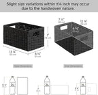 StorageWorks Pantry Baskets, Wicker Storage Baskets - Image 3