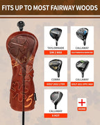 Golf Headcovers Golf Club Head Covers Four Leaf Clover Good Luck Charm - Image 7