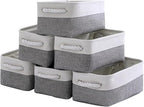 Fabric Storage Bins 12x8x5 inch by Sacyic