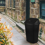 13 Gallon / 50 L Swing Lid Tall Kitchen Trash Can, Restaurants, Office Garbage - Image 4