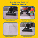 Zep Premium Carpet Shampoo - 1 Gal - ZUPXC128 - Deep Cleaning and Stain Removal - Image 6