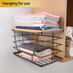 ALOCEO Extra Large Trash Bag Dispenser Under Sink, Stainless Steel Stackable - Image 4